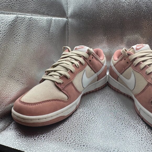 Size 10‎ Nike Dunk Premium Low Mens Red Stardust Athletic Sneaker FB8895-601Size main image 9